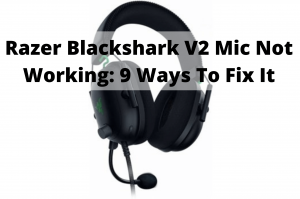 razer blackshark v2 mic not working