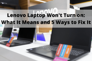 lenovo laptop won't turn on