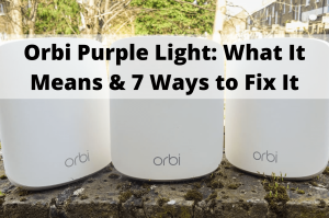 orbi purple light
