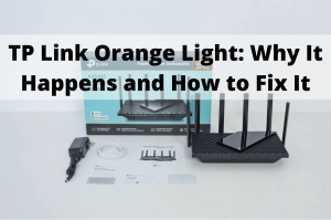 tp link orange light