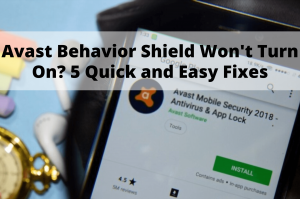 avast behavior shield won't turn on
