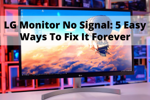 lg monitor no signal