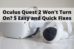 oculus quest 2 won't turn on