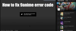 how to fix 9anime error code 233011