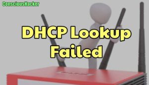 DHCP Lookup Failed